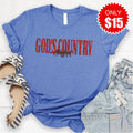 God's Country Tee - Heather Royal Blue - 15 product image 1