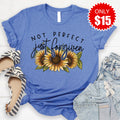 Not Perfect Just Forgiven Tee - Heather Royal Blue - 15 product image 1