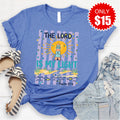 The Lord Is My Light Tee - Heather Royal Blue - 15 product image 1