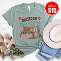 Raised On Backroads Tee - Heather Sage - 15 product image 1