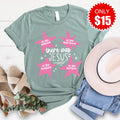 There Was Jesus Tee - Heather Sage - 15 product image 1