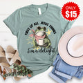 Jesus Thinks I'm a Delight Tee - Heather Sage - 15 product image 1