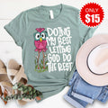 Doing My Best Tee - Heather Sage - 15 product image 1