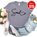 Smile Tee - Heather Storm - 15 product image 1
