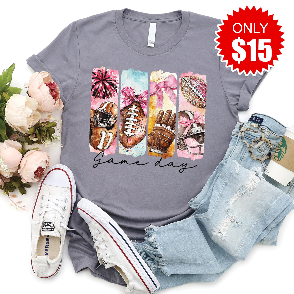Game Day Tee - Heather Storm - 15 product image 1