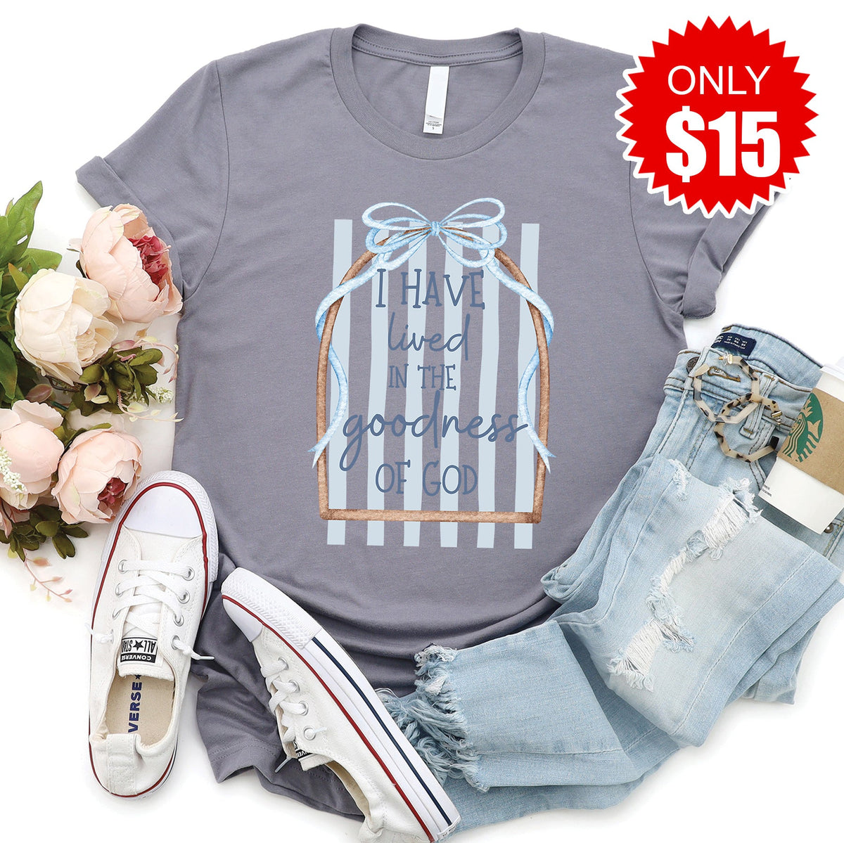 Goodness Of God Tee - Heather Storm - 15 product image 1