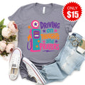 Driving On Thoughts Tee - Heather Storm - 15 product image 1