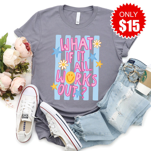 All Works Out Tee - Heather Storm - 15 product image 1