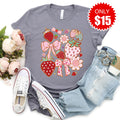 Strawberries Tee - Heather Storm - 15 product image 1