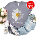 I Can Do All Things Daisy Tee - Heather Storm - 15 product image 1