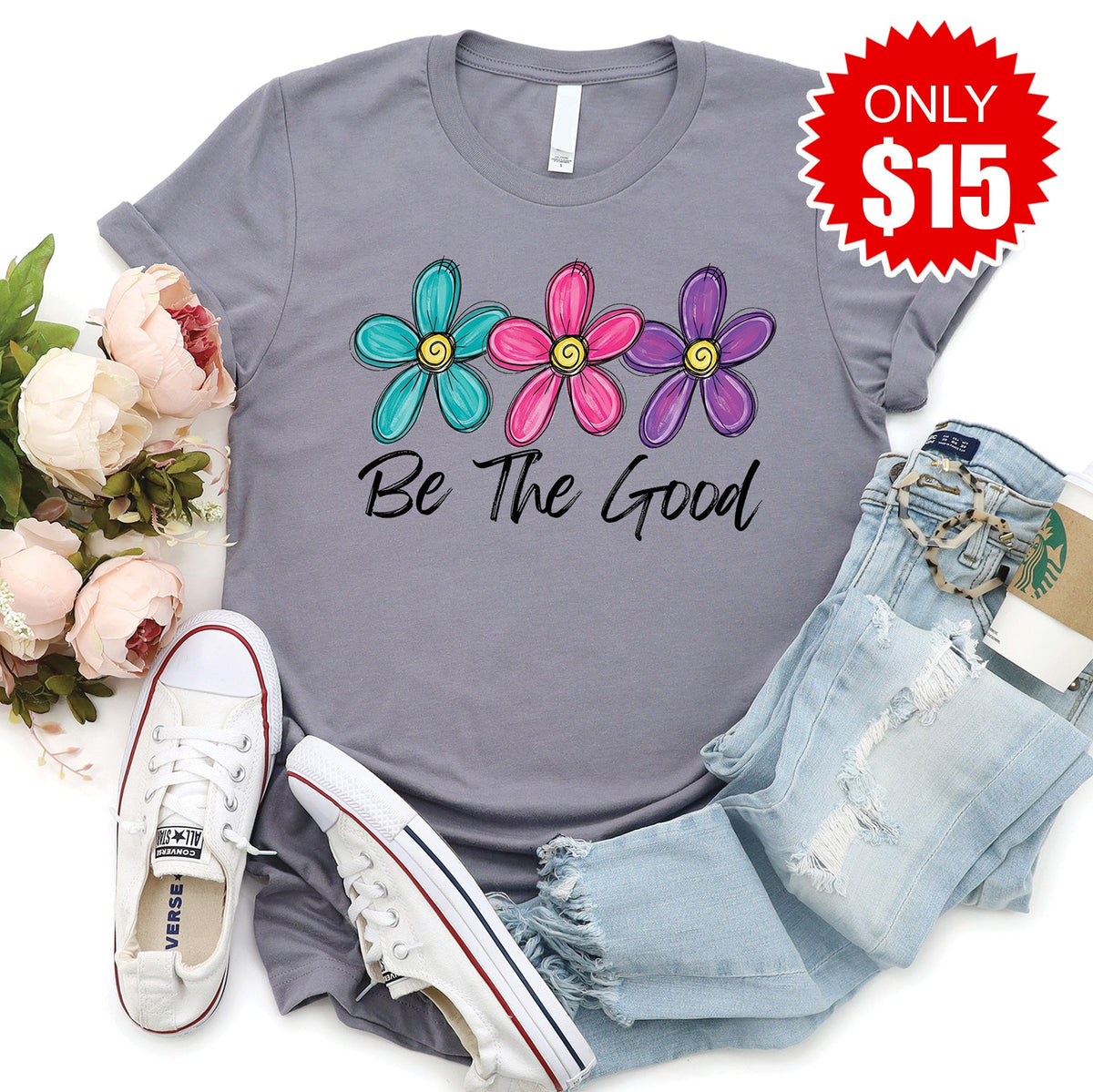 Be The Good Tee - Heather Storm - 15 product image 1