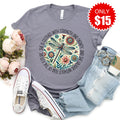 She Is Clothed With Strength Tee - Heather Storm - 15 product image 1