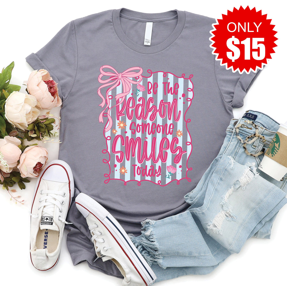 Be The Reason Tee - Heather Storm - 15 product image 1