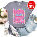Sunshine and Jesus Tee - Heather Storm - 15 product image 1