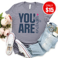 You Are Enough Tee - Heather Storm - 15 product image 1