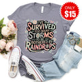 Too Many Storms Tee - Heather Storm - 15 product image 1