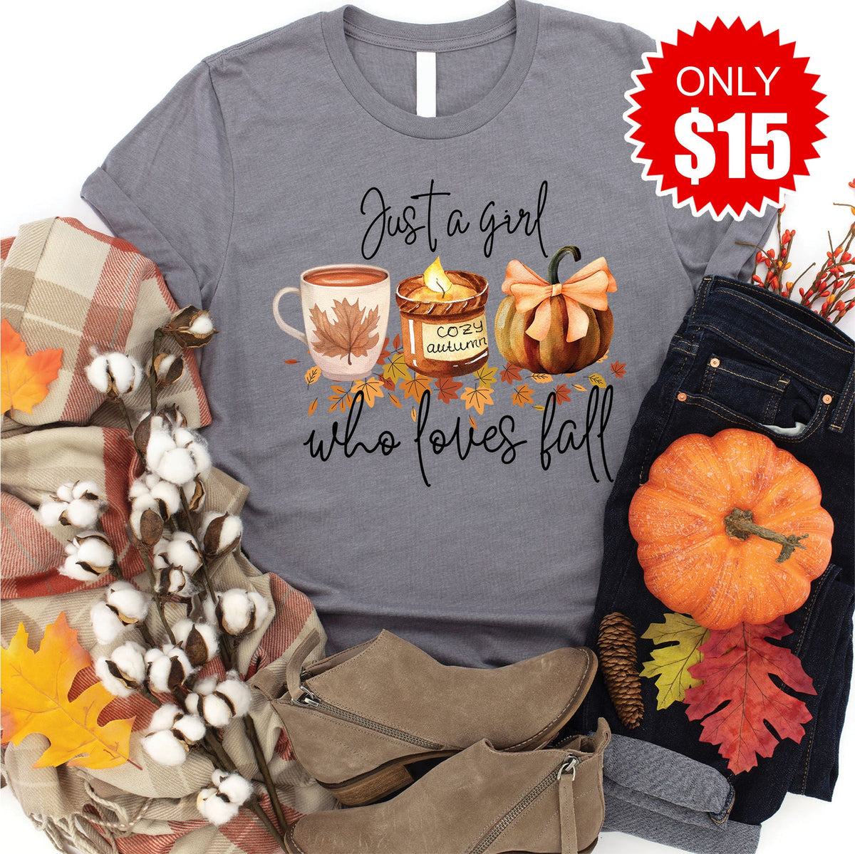 Just A Girl Tee - Heather Storm - 15 product image 1