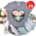 Be Still Lake Tee - Heather Storm - 15 product image 1