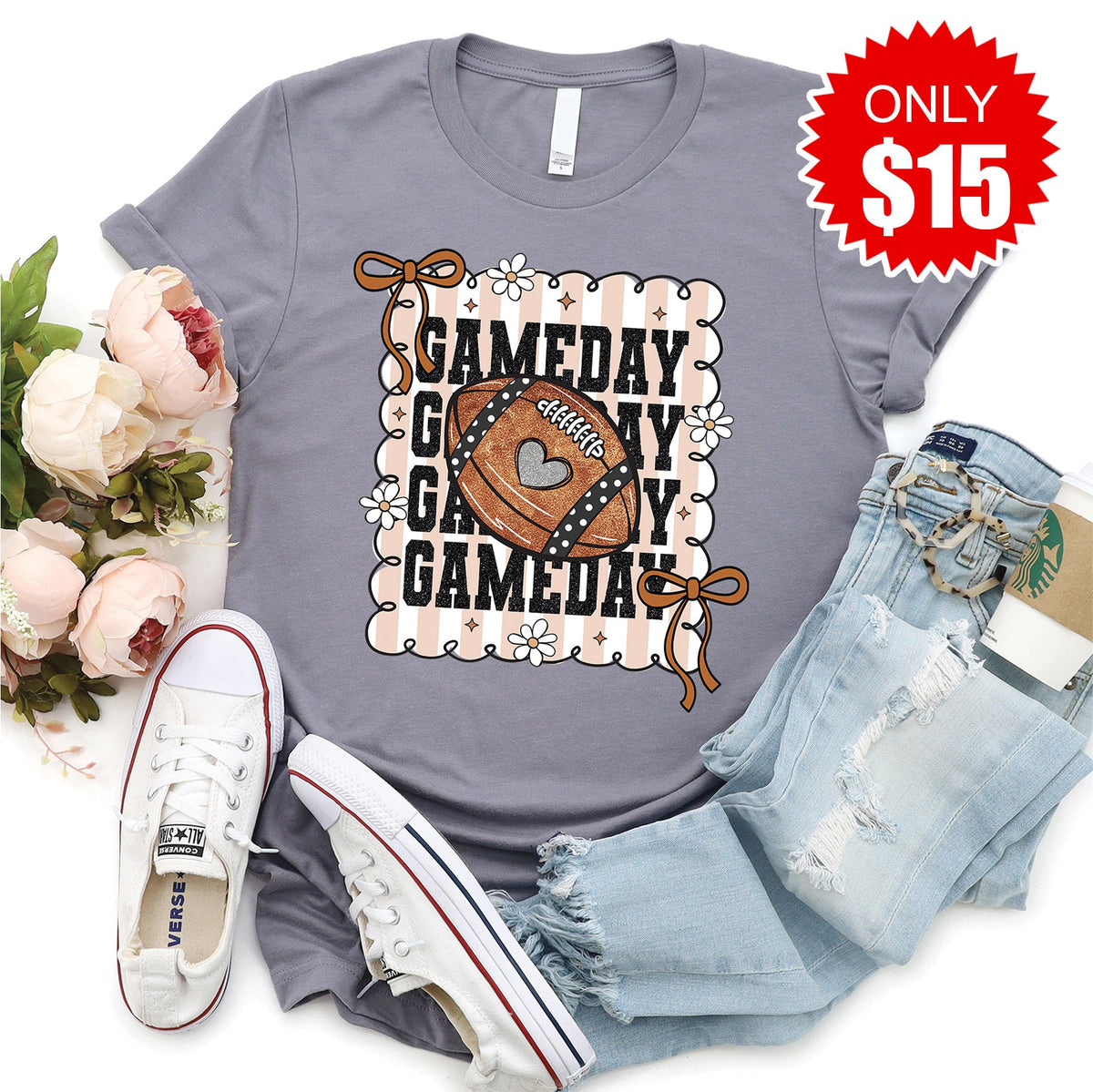 Game Day Tee - Heather Storm - 15 product image 1