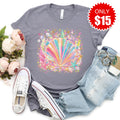 Seashells Tee - Heather Storm - 15 product image 1