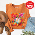 Pumpkins Sweatshirt - Heather Autumn - 20 product image 1