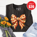 Fall Bow Sweatshirt - Heather Charcoal - 20 product image 1