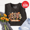 Jesus Loves You Sweatshirt - Heather Charcoal - 20 product image 1