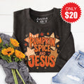 Pumpkin Spice and Jesus Sweatshirt - Heather Charcoal - 20 product image 1