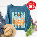 Pumpkin Sweatshirt - Heather Deep Teal - 20 product image 1