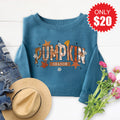 Pumpkin Season Sweatshirt - Heather Deep Teal - 20 product image 1