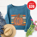 Pumpkin Sweatshirt - Heather Deep Teal - 20 product image 1