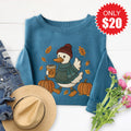 Bruh Its Fall Sweatshirt - Heather Deep Teal - 20 product image 1