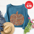 Pumpkin Sweatshirt - Heather Deep Teal - 20 product image 1