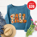 Fall Sweatshirt - Heather Deep Teal - 20 product image 1