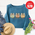 God is Faithful Sweatshirt - Heather Deep Teal - 20 product image 1