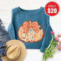 Pumpkin Sweatshirt - Heather Deep Teal - 20 product image 1