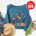 Grandma Sweatshirt - Heather Deep Teal - 20 product image 1
