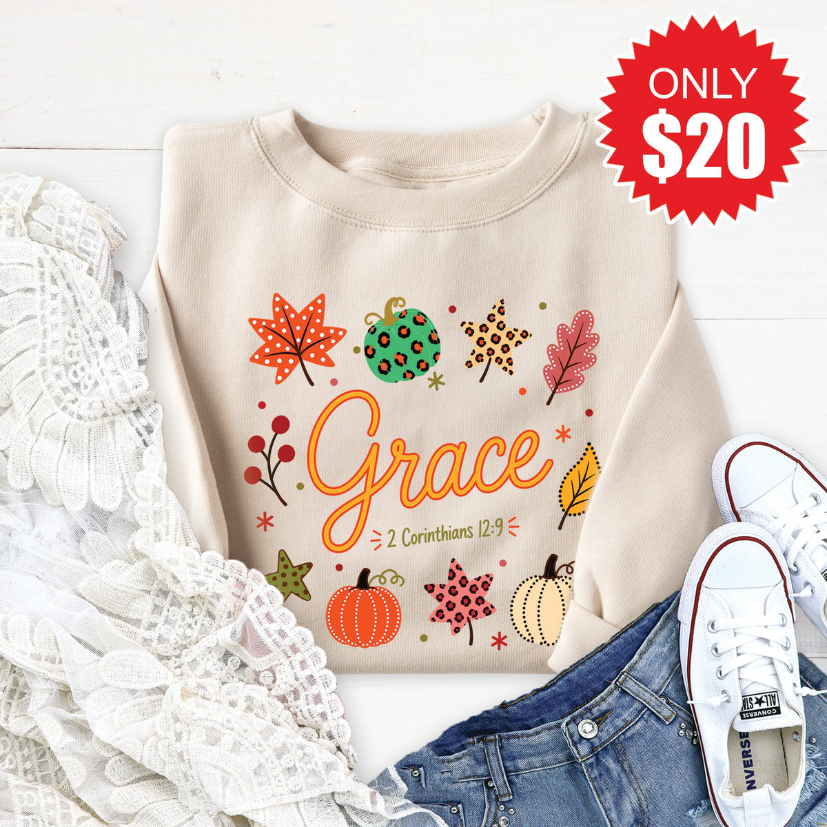 Grace Sweatshirt - Heather Dust - 20 product image 1
