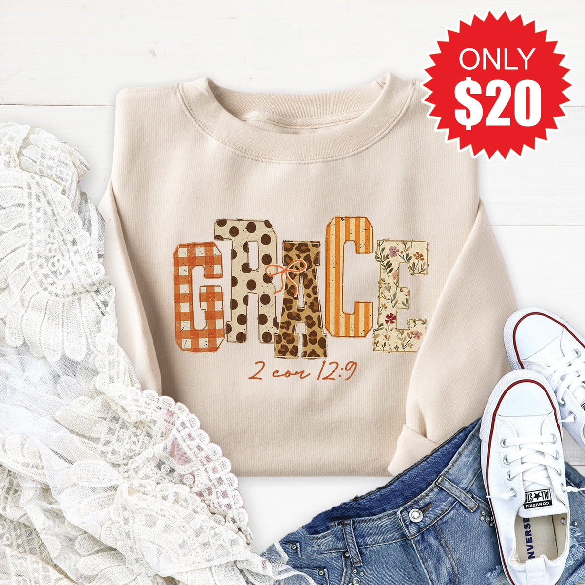 Grace Sweatshirt - Heather Dust - 20 product image 1