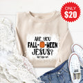 Are You Fall-O-Ween Jesus Sweatshirt - Heather Dust - 20 product image 1