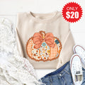 Pumpkin Sweatshirt - Heather Dust - 20 product image 1