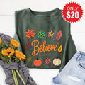 Believe Sweatshirt - Heather Forest - 20 product image 1