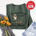 Under His Wings Sweatshirt - Heather Forest - 20 product image 1