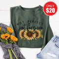 Not Perfect Just Forgiven Sweatshirt - Heather Forest - 20 product image 1