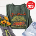 Give Thanks Sweatshirt - Heather Forest - 20 product image 1