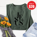 Jesus Sweatshirt - Heather Forest - 20 product image 1