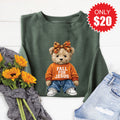 Fall For Jesus Teddy Bear Sweatshirt - Heather Forest - 20 product image 1