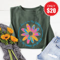 Focus On The Good Sweatshirt - Heather Forest - 20 product image 1