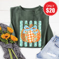 Pumpkin Sweatshirt - Heather Forest - 20 product image 1