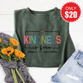 Kindness is Free Sweatshirt - Heather Forest - 20 product image 1